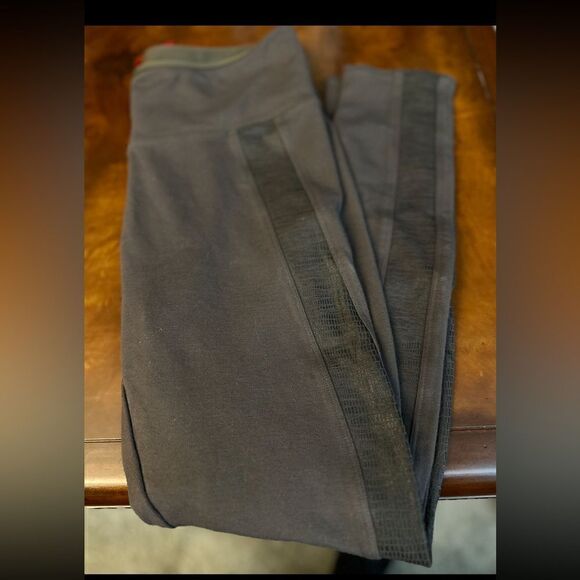 Spanx 2436 Ready To Wear Wow Sneakskin Leggings Charcoal Gray Size M - Picture 3 of 8